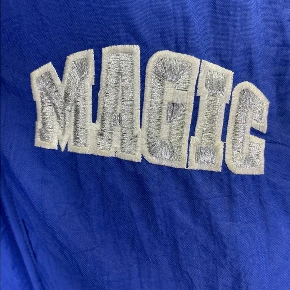 Reebox/Nba Orlando Magic Sz Large Blue /White Hooded coat
